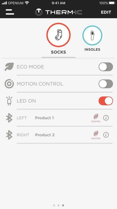 Therm-ic Heat control App screenshot