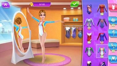 Gymnastics Superstar Gold Girl Captura de pantalla de la aplicación #2