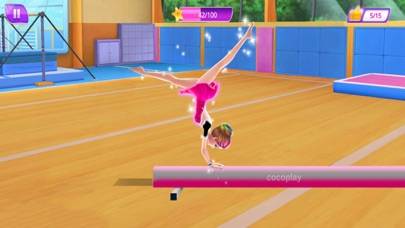 Gymnastics Superstar Gold Girl App skärmdump #6