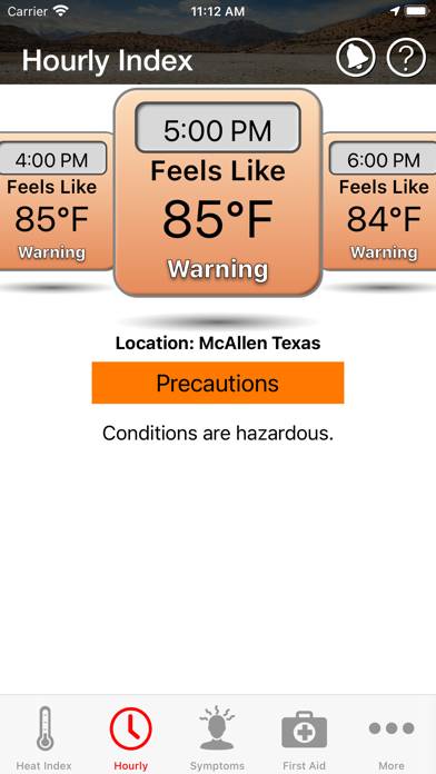 OSHA-NIOSH Heat Safety Tool App screenshot #2