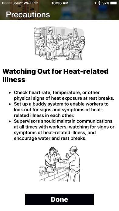 OSHA-NIOSH Heat Safety Tool App screenshot #5
