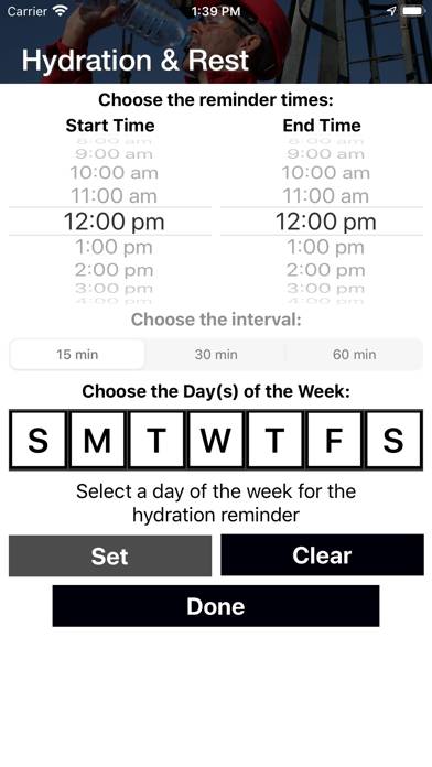 OSHA-NIOSH Heat Safety Tool App screenshot