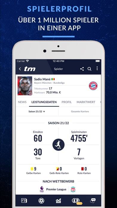 Transfermarkt App-Screenshot #3