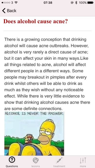 Acne Schermata dell'app