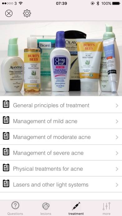 Acne Schermata dell'app