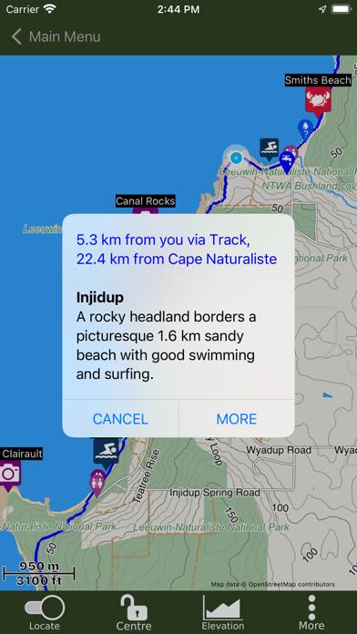 Cape to Cape Track Guide App screenshot #5