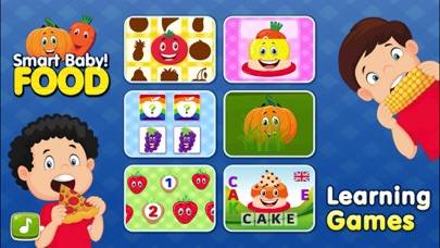 Smart Baby! Food ABC Learning Kids Games for girls Captura de pantalla de la aplicación #2