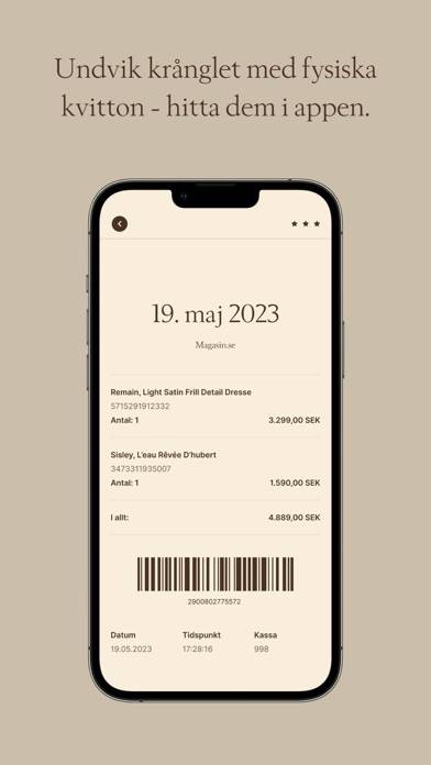 Magasin Goodie App skärmdump