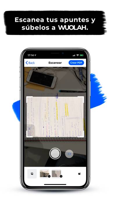 Wuolah: Apuntes & Educación Captura de pantalla de la aplicación