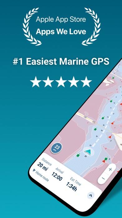 Wavve Boating: Marine Boat GPS App screenshot #1