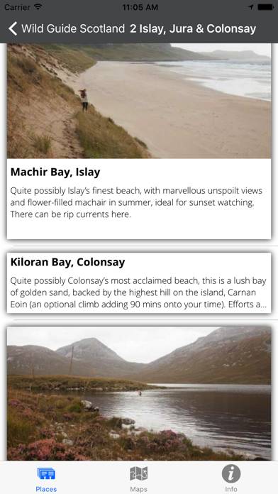 Wild Guide Scotland App-Screenshot