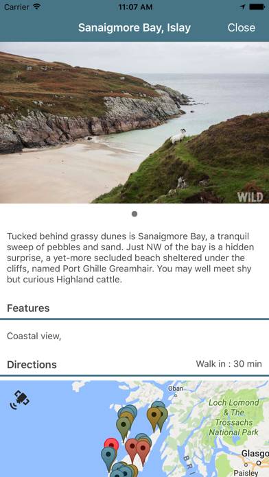 Wild Guide Scotland App-Screenshot