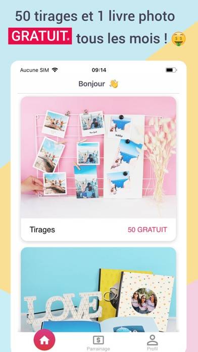 Piiics Tirages & Livre Gratuit Capture d'écran de l'application