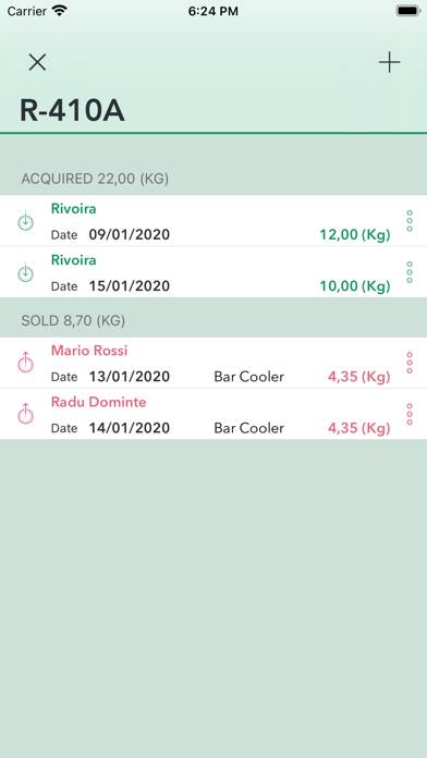 F-Gas Tool Captura de pantalla de la aplicación #5
