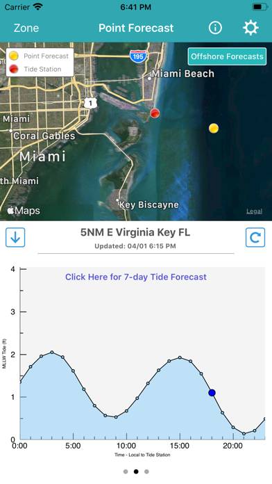 NOAA Marine Forecast & Weather App screenshot #2