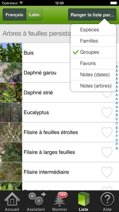 Trees & shrubs App screenshot