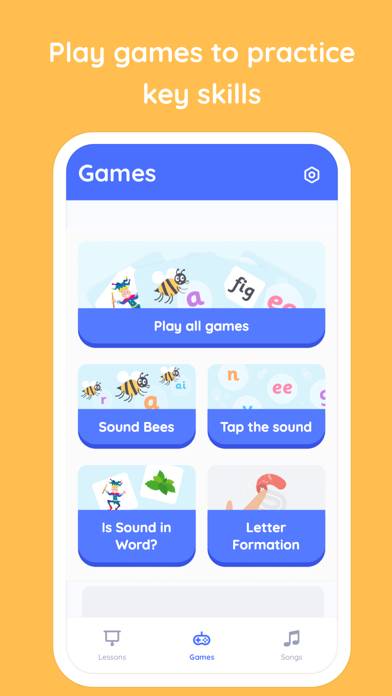 Jolly Phonics Lessons Pro Schermata dell'app