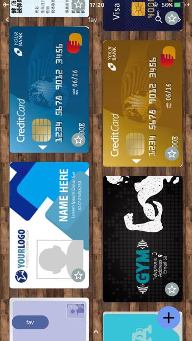 Cards2 : lighten your wallet App screenshot #1