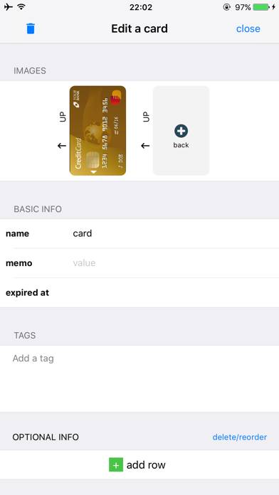 Cards2 : lighten your wallet App screenshot #5