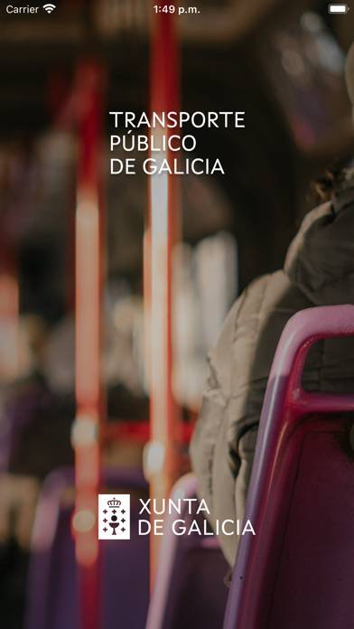 Transporte Público de Galicia captura de pantalla