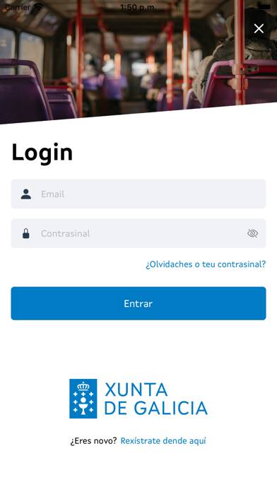 Transporte Público de Galicia Captura de pantalla de la aplicación #2