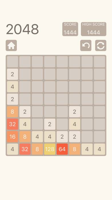 2048: Number Puzzle Game Скриншот приложения #2