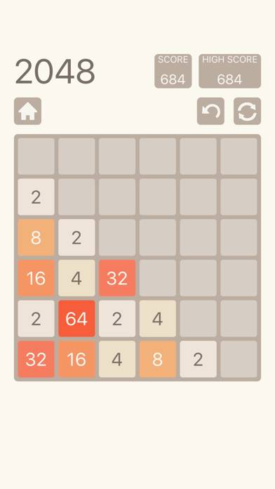 2048: Number Puzzle Game Captura de pantalla de la aplicación #5