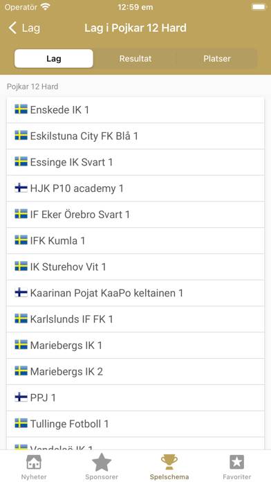 Örebrocupen 2022 App skärmdump