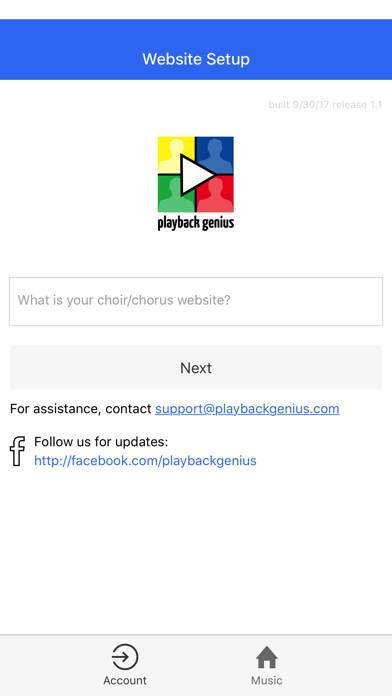 Playback Genius App screenshot #1