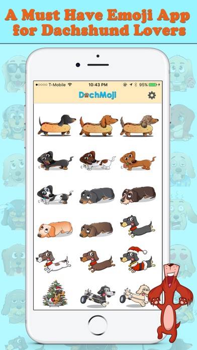 DachMoji: Dachshund Stickers Captura de pantalla de la aplicación #4
