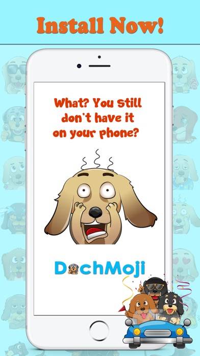 DachMoji: Dachshund Stickers Captura de pantalla de la aplicación #5