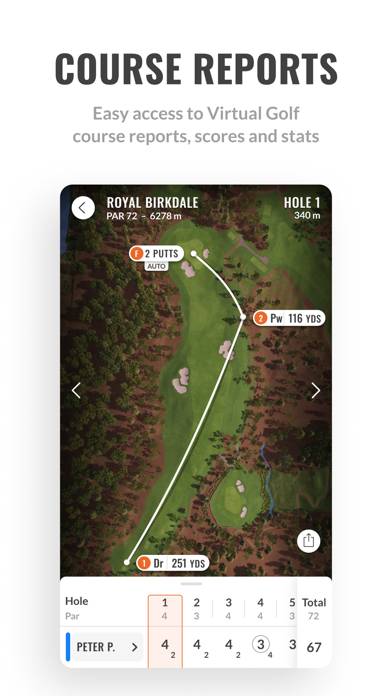TrackMan Golf App skärmdump #4