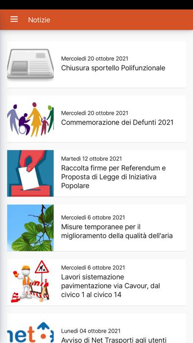 Comune Facile Schermata dell'app