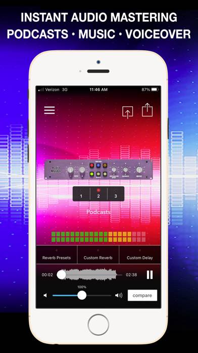 AudioMaster Pro: Mastering DAW Schermata dell'app #1
