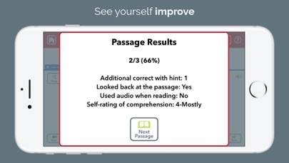 Advanced Reading Therapy App screenshot