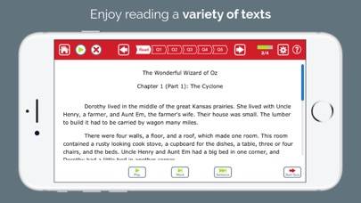 Advanced Reading Therapy App screenshot