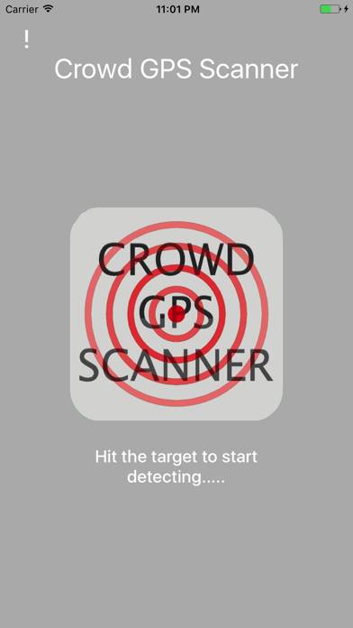 Crowd Gps Scanner Captura de pantalla de la aplicación #2