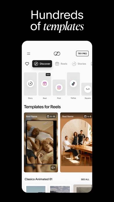 Unfold: Video & Photo Editor immagine dello schermo #2