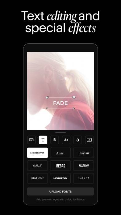 Unfold: Video & Photo Editor Captura de pantalla de la aplicación #5