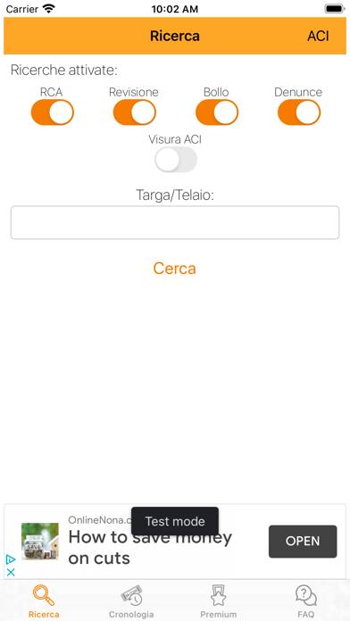 Scanner Veicoli App screenshot #1