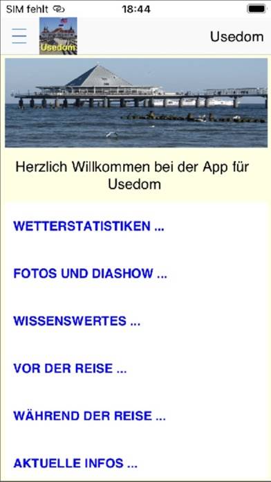 Usedom App für den Urlaub App screenshot #1