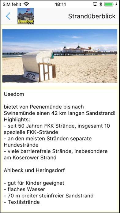 Usedom App für den Urlaub App screenshot #3