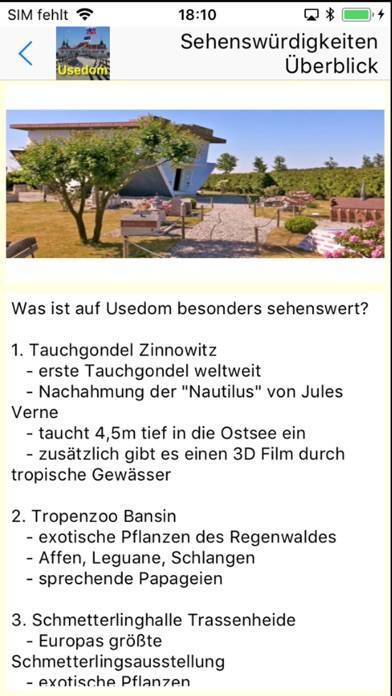 Usedom App für den Urlaub App screenshot #5