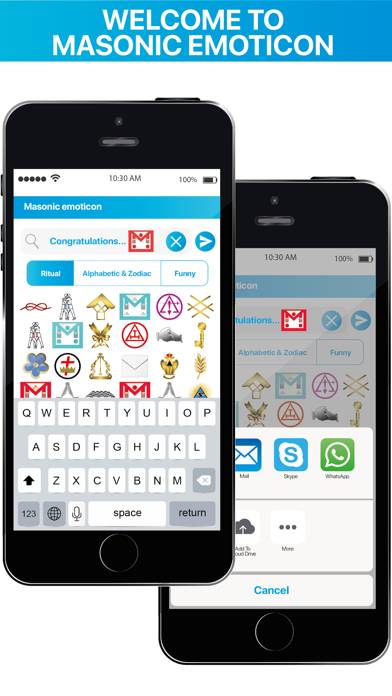 Masonic Emoticon Schermata dell'app #1
