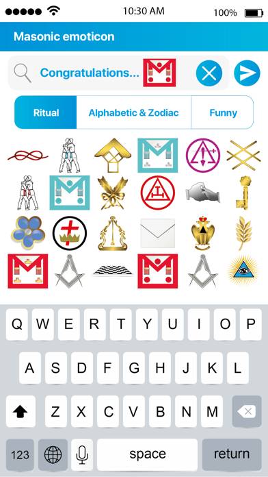 Masonic Emoticon Schermata dell'app #3