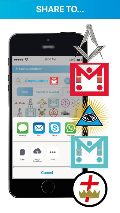 Masonic Emoticon Schermata dell'app #4
