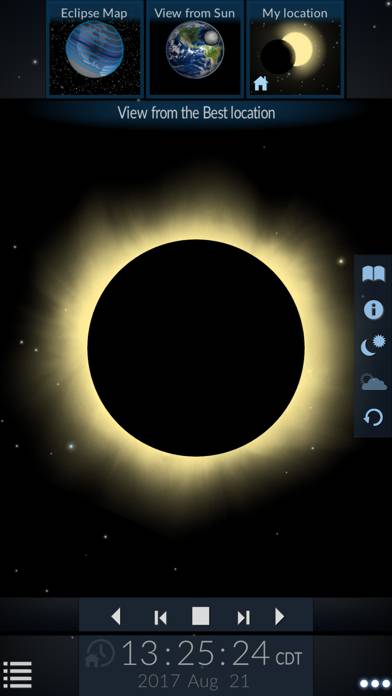 Solar Eclipse by Redshift screenshot