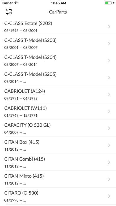 Car Parts for Mercedes-Benz App screenshot #1