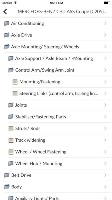 Car Parts for Mercedes-Benz Schermata dell'app #3