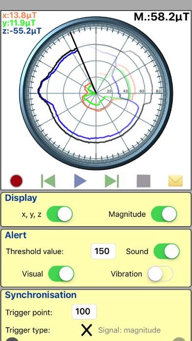 Gauss Tesla Meter Captura de pantalla de la aplicación #1